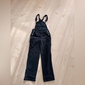 Black Women's Denim Overalls - Classic Fit